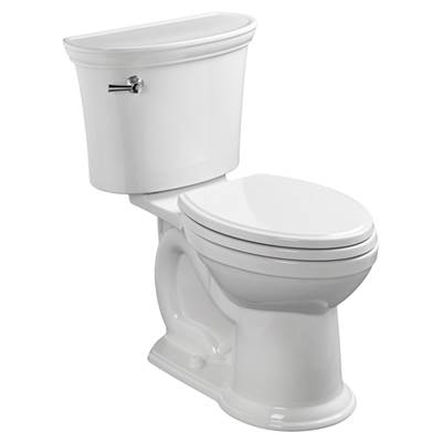 American Standard 3870A101.020- Heritage Vormax Chair Height Elongated Bowl - FaucetExpress.ca