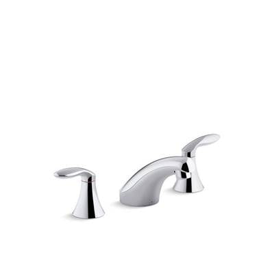 Kohler 15265-4NDRA-CP- Coralais® Widespread bathroom sink faucet with lever handles, less drain and lift rod | FaucetExpress.ca