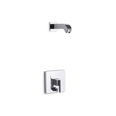 Kohler T14665-4L-CP- Loure® Rite-Temp® shower trim set with push-button diverter, less showerhead | FaucetExpress.ca