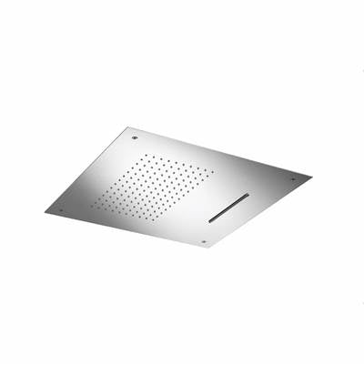 Isenberg CSS.20SCP- 20" Stainless Steel Flush Mount Rainhead With Cascade Watefall | FaucetExpress.ca