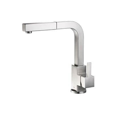 Isenberg K.1330SS- Deus - Dual Spray Stainless Steel Kitchen Faucet With Pull Out | FaucetExpress.ca