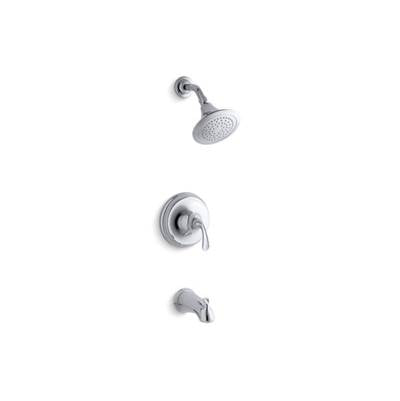 Kohler TS10275-4-CP- Forté® Sculpted Rite-Temp® bath and shower trim with slip-fit spout and 2.5 gpm showerhead | FaucetExpress.ca