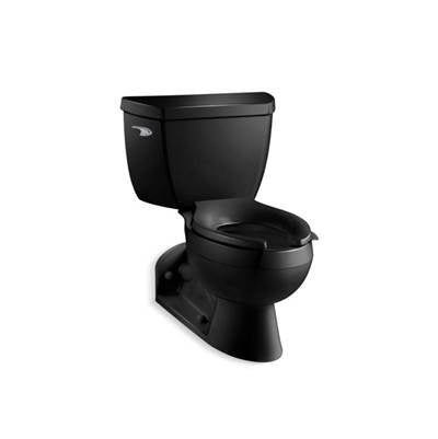 Kohler 3554-7- Barrington Two-piece elongated 1.6 gpf toilet with Pressure Lite(R) flushing technology and left-hand trip lever | FaucetExpress.ca