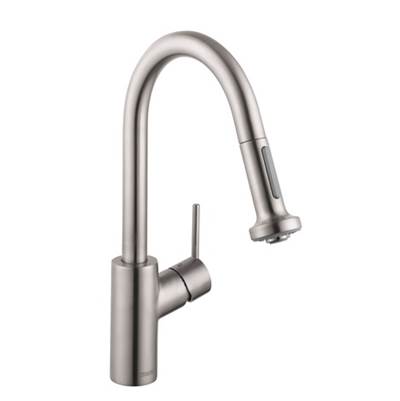Hansgrohe 4286800- HG Talis S 2 Prep Kitchen Faucet W/2 Spray Pull Down - FaucetExpress.ca