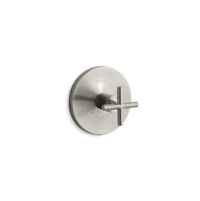 Kohler T14488-3-BN- Purist® Valve trim with cross handle for thermostatic valve, requires valve | FaucetExpress.ca