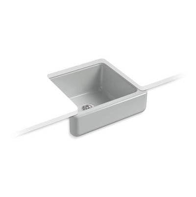 Kohler 5664-95- Whitehaven® 23-1/2'' x 21-9/16'' x 9-5/8'' Undermount single-bowl farmhouse sink | FaucetExpress.ca