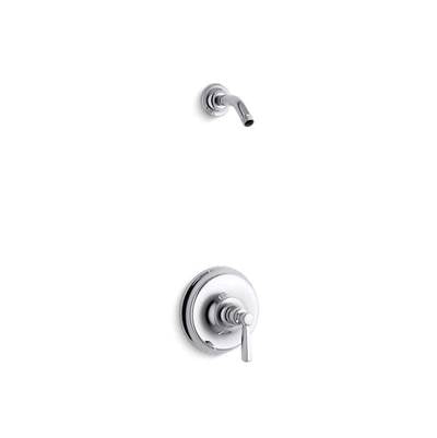 Kohler TLS10583-4-CP- Bancroft® Rite-Temp(R) shower valve trim with metal lever handle, less showerhead | FaucetExpress.ca