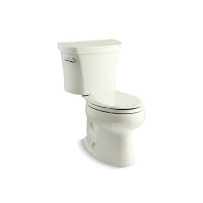Kohler 3948-96- Wellworth® Two-piece elongated 1.28 gpf toilet with 14'' rough-in | FaucetExpress.ca