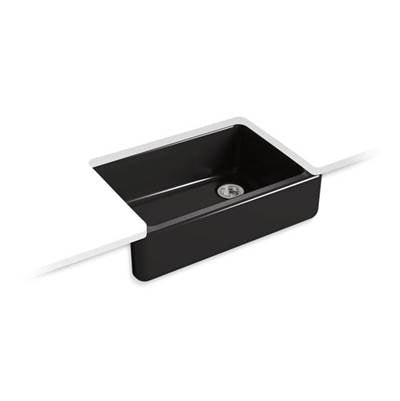 Kohler 5827-7- Whitehaven® 32-11/16'' x 21-9/16'' x 9-5/8'' Undermount single-bowl farmhouse sink | FaucetExpress.ca