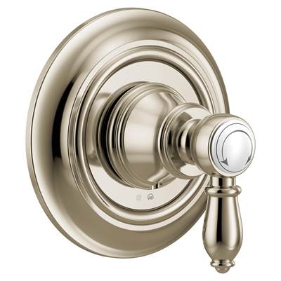 Moen UTS32205NL- Weymouth 1-Handle M-CORE Transfer Valve Trim Kit in Polished Nickel (Valve Not Included)