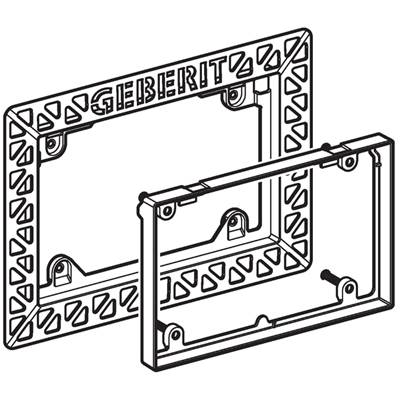Geberit 242.582.00.1- Installation frame with compensation frame, for Geberit actuator plate Sigma60 | FaucetExpress.ca
