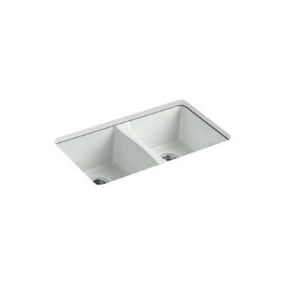 Kohler 5873-5U-FF- Deerfield® 33'' x 22'' x 9-5/8'' Undermount double-equal kitchen sink | FaucetExpress.ca