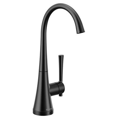 Moen S5560BL- Sip Modern One-Handle High Arc Beverage Faucet In Matte Black