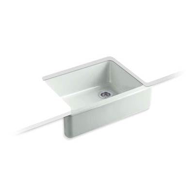 Kohler 6487-FF- Whitehaven® 29-11/16'' x 21-9/16'' x 9-5/8'' Undermount single-bowl farmhouse kitchen sink | FaucetExpress.ca