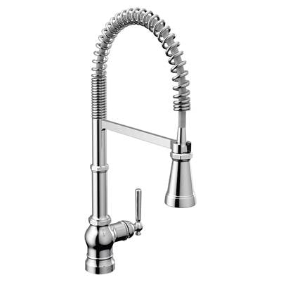 Moen S72103- Paterson Single-Handle Pull-Down Sprayer Kitchen Faucet with Power Clean and Spring Spout in Chrome