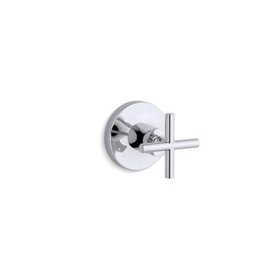 Kohler T14490-3-CP- Purist® Valve trim with cross handle for volume control valve, requires valve | FaucetExpress.ca