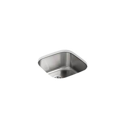 Kohler 3335-NA- Undertone® 19-5/8'' x 19-5/8'' x 9-3/4'' Undermount single-bowl extra-large kitchen sink sink | FaucetExpress.ca