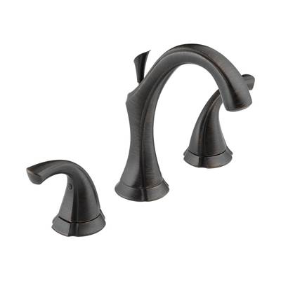 Delta 3592LF-RB- Delta Addison: Two Handle Widespread Lavatory Faucet ...