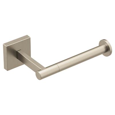 Moen BP1808BN- Triva Brushed Nickel Single-Post Paper Holder