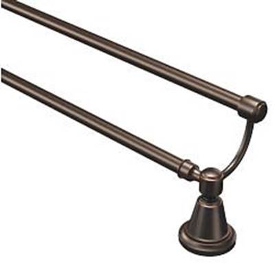 Moen DN3622ORB- Bradshaw Oil Rubbed Bronze 24'' Double Towel Bar