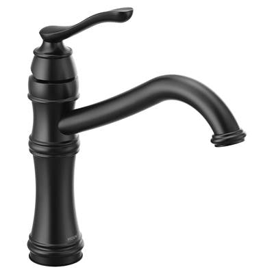 Moen 7240BL- Belfield Single-Handle Standard Kitchen Faucet In Matte Black