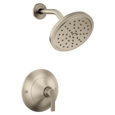 Moen TS2202BN- Doux 1-Handle Posi-Temp Shower Faucet Trim Kit in Brushed Nickel (Valve Not Included)