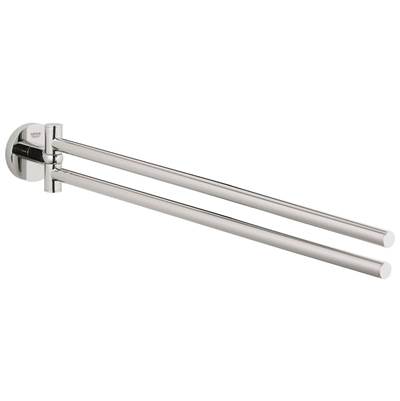 Grohe 40371001- Essentials Double Towel Bar | FaucetExpress.ca