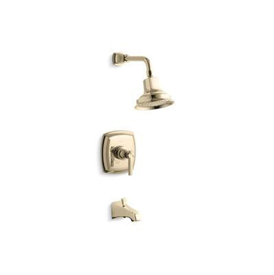 Kohler TS16225-4-AF- Margaux® Rite-Temp® bath and shower trim set with lever handle and NPT spout, valve not included | FaucetExpress.ca