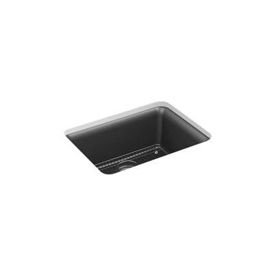 Kohler 28001-CM7- Cairn® 24-1/2'' x 18-5/16'' x 9-1/2'' Neoroc® undermount single-bowl kitchen sink with rack | FaucetExpress.ca