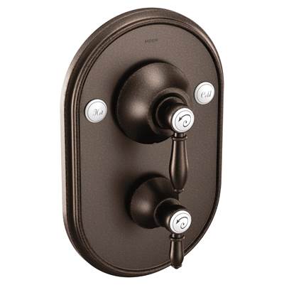 Moen TS32100ORB- Weymouth Posi-Temp with Built-in 3-Function Transfer Valve Trim Kit, Valve Required, Oil Rubbed Bronze