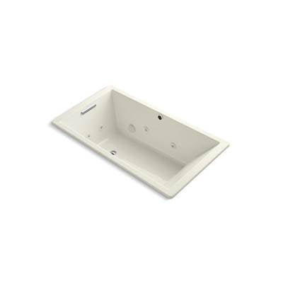 Kohler 1173-JH-96- Underscore® Rectangle 66'' x 36'' heated whirlpool bath with reversible drain | FaucetExpress.ca