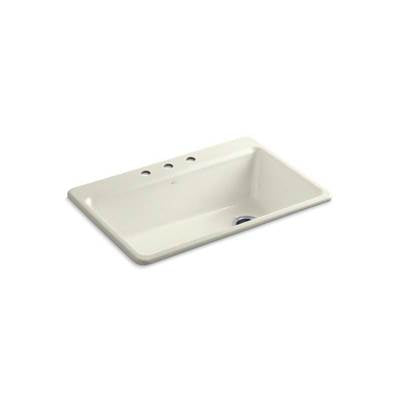 Kohler 5871-3A2-96- Riverby® 33'' x 22'' x 9-5/8'' top-mount single-bowlkitchen sink with accessories | FaucetExpress.ca