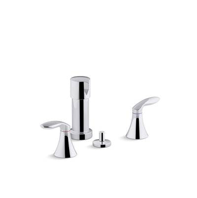 Kohler 15286-4RA-CP- Coralais® vertical spray bidet faucet with lever handles | FaucetExpress.ca