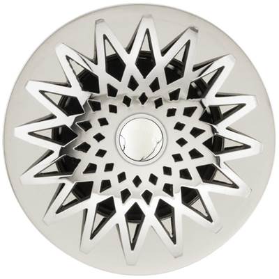 Linkasink D015 - Star Grid Strainer with White Stone Screw