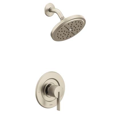 Moen T2262EPBN- Cia Posi-Temp Rain Shower 1-Handle With Eco-Performance Shower Only Faucet Trim Kit In Brushed Nickel (Valve Sold Separately)