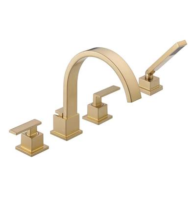 Delta T4753-CZ- Roman Tub With Handshower Trim | FaucetExpress.ca