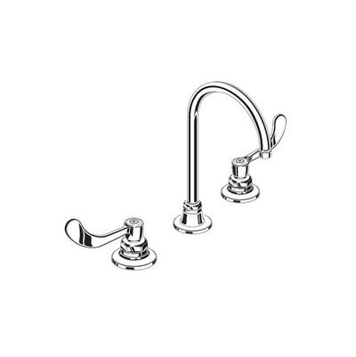 American Standard 6540178.002- Monterrey 8-Inch Widespread 8-Inch Reach Gooseneck Faucet With Wrist Blade Handles 1.5 Gpm/5.7 Lpm