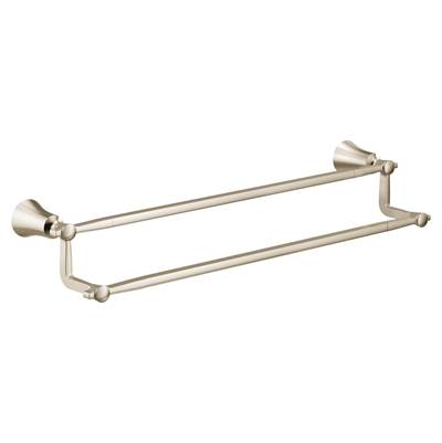 Moen YB0322NL- Flara Polished Nickel 24'' Towel Bar