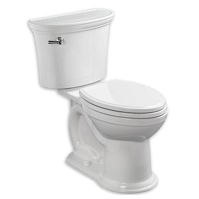 American Standard 205AA104.020- Heritage Vormax Two-Piece 1.28 Gpf/4.8 Lpf Chair Height Elongated Toilet Less Seat