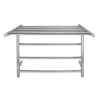 Laloo 3300 PS- Towel Shelf with 3 Bars - Polished Stainless | FaucetExpress.ca