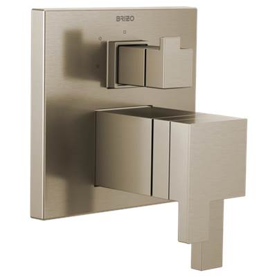 Brizo T75580-BN- Tempassure Thermostatic Valve With Integrated 3-Function Div | FaucetExpress.ca