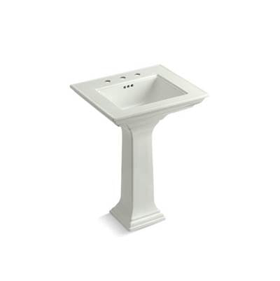 Kohler 2344-8-NY- Memoirs® Stately 24'' Pedestal bathroom sink with 8'' widespread faucet holes | FaucetExpress.ca