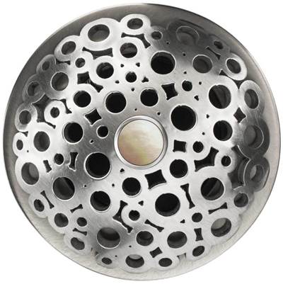 Linkasink D017 - Loop Grid Strainer with Mother of Pearl Screw