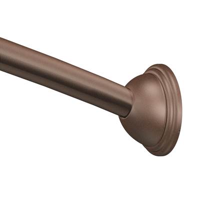 Moen CSR2160OWB- Curved Shower Rods Old World Bronze Adjustable Curved Shower Rod