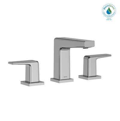 Toto TLG10201U#CP- TOTO GB 1.2 GPM Two Handle Widespread Bathroom Sink Faucet, Polished Chrome - TLG10201U#CP | FaucetExpress.ca