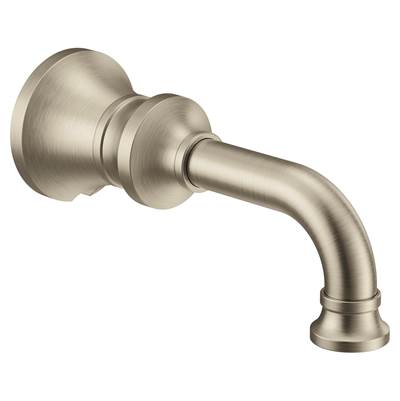 Moen S5001BN- Colinet Traditional Non-diverting Tub Spout with Slip-fit CC Connection in Brushed Nickel