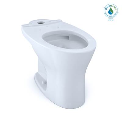 Toto CT746CUFG#01- TOTO Drake Dual Flush Elongated Universal Height Toilet Bowl with CEFIONTECT, Cotton White - CT746CUFG#01 | FaucetExpress.ca