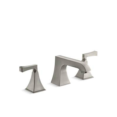 Kohler T469-4V-BN- Memoirs® Stately Deck-mount high-flow bath faucet trim with non-diverter spout and Deco lever handles, valve not included | FaucetExpress.ca