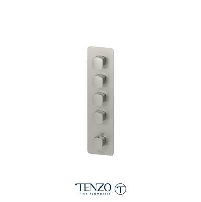 Tenzo F-DET44-BN- Extenza Valve Trims Delano Thermo. 4 Functions Brushed Nickel