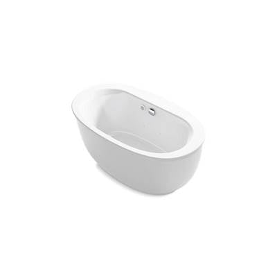 Kohler 24009-GH-0- Sunstruck® 60'' x 34'' freestanding Heated BubbleMassage air bath with fluted shroud | FaucetExpress.ca